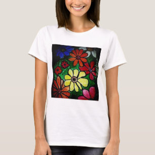 Yaei bloem bloei t-shirt