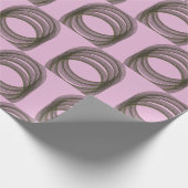 yaei cirkels in aardbeienwisselaars cadeaupapier (Hoek)