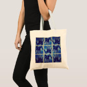 yaei creepy blue tote bag (Voorkant (product))