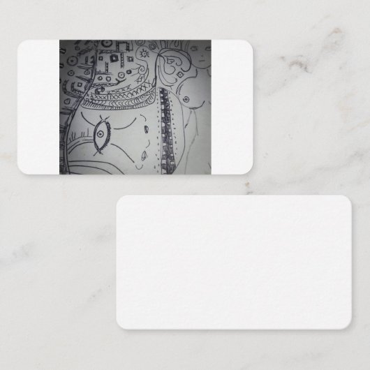 Yaei Cubicism Style Contactkaartje (Voorkant / Achterkant)