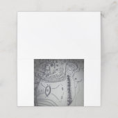 Yaei Cubicism Style Klantenkaartje (Buitenkant ongevouwen)