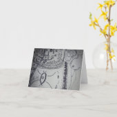 yaei cubicsm stijl kaart (Gele Bloem)