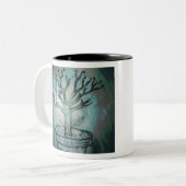 yaei dode bonsai boom tweekleurige koffiemok (Voorkant links)