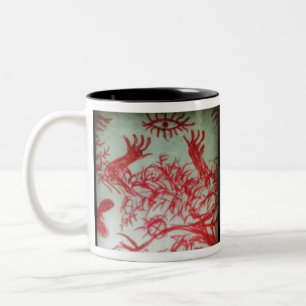 yaei een oog dat je gelooft tweekleurige koffiemok