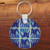 yaei griezelige blauwe handen die je leven terrori sleutelhanger (Voorkant)