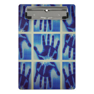 yaei griezelige blauwe handen gaan je leven terror mini klembord