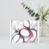 yaei_linkked hersenproject geïnterconnecteerd neur briefkaart (Staand voorkant)