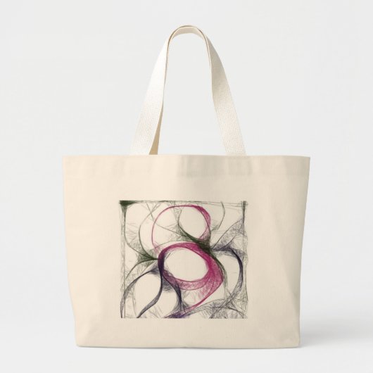 yaei_linkked hersenproject geïnterconnecteerd neur grote tote bag (Voorkant)