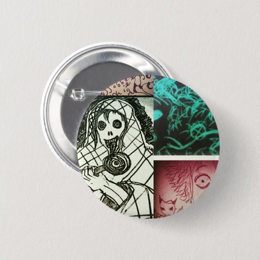 yaei mysterie 1 ronde button 5,7 cm (Voorkant /achterkant)