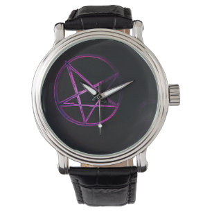 yaei paarse pentagram horloge