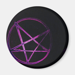 yaei paarse pentagram magneet
