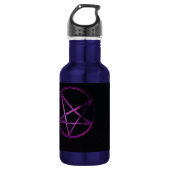 yaei paarse pentagram waterfles  (Voorkant)