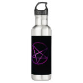 yaei paarse pentagram waterfles  (Voorkant)