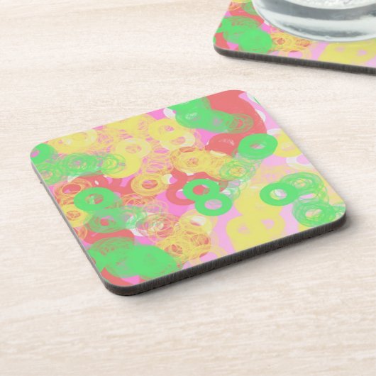 Yaei pop Art Design Bier Onderzetter (Linkerzijde)