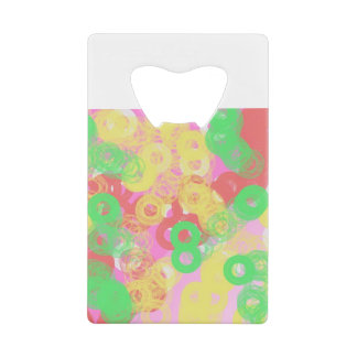 yaei snoep ontwerp zo fantastisch creditkaart flessenopener