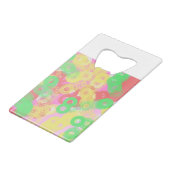 yaei snoep ontwerp zo fantastisch creditkaart flessenopener (Achterkant Gekanteld)