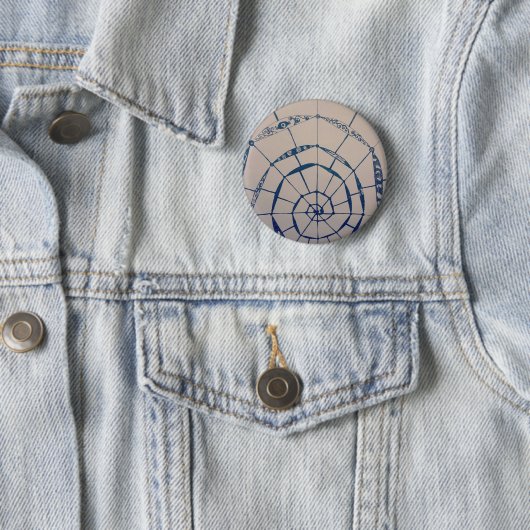 Yaei Spiderwebs Art Ronde Button 5,7 Cm (In situ)