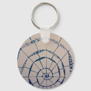 Yaei Spiderwebs Art Sleutelhanger