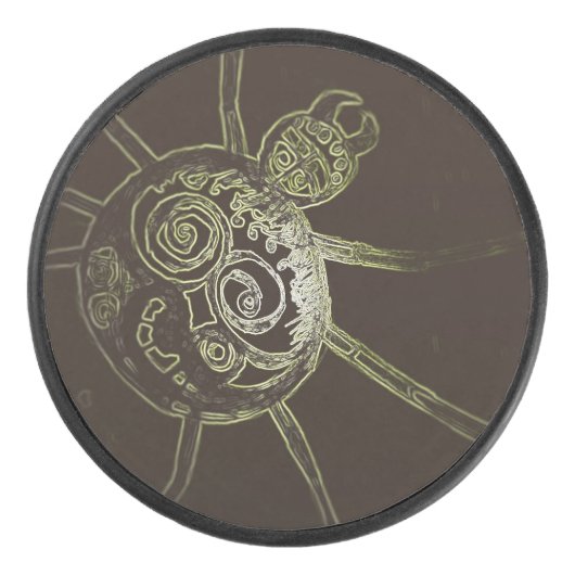 yaei spinnen hockey puck (Voorkant)