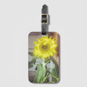 yaei zonnebloem bagagelabel (Voorkant (verticaal))