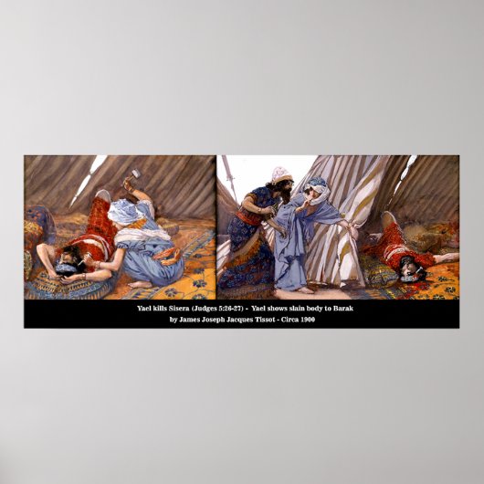 Yael Slays Sisera #4 - rechters 5:26-27 Poster (Voorkant)