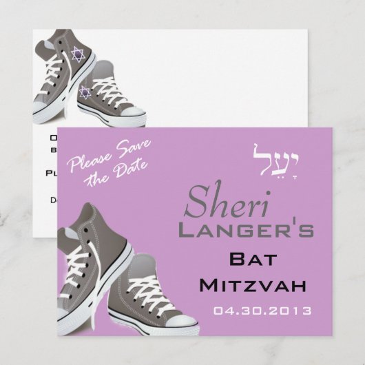 Yael Sneakers Briefkaart (Voorkant / Achterkant)