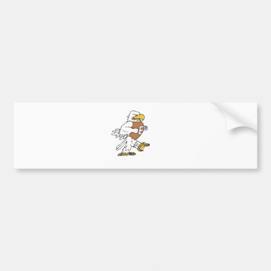 YAFL Eagles jonger dan 8 jaar Bumpersticker (Voorkant)