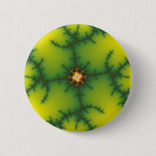 Yag Beam Fractal Art Ronde Button 5,7 Cm