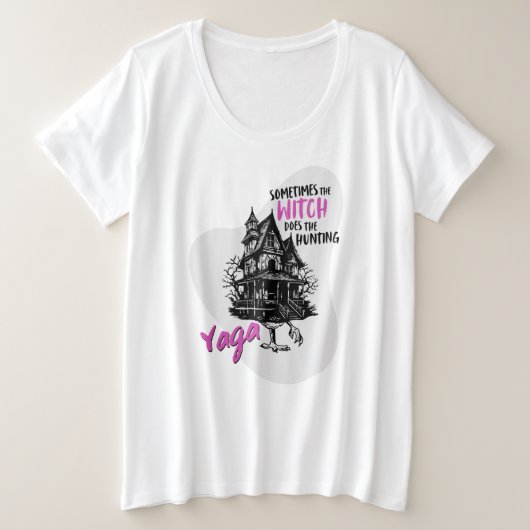 Yaga Huis Grote Maat T-shirt (Design voorkant)