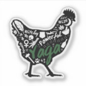 Yaga Kip Sticker (Voorkant)