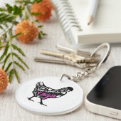 Yaga Kippen Sleutelhanger (Voorkant Rechts)