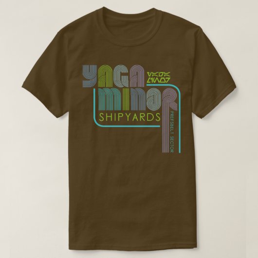 Yaga Minor Shipyards T-shirt (Design voorkant)