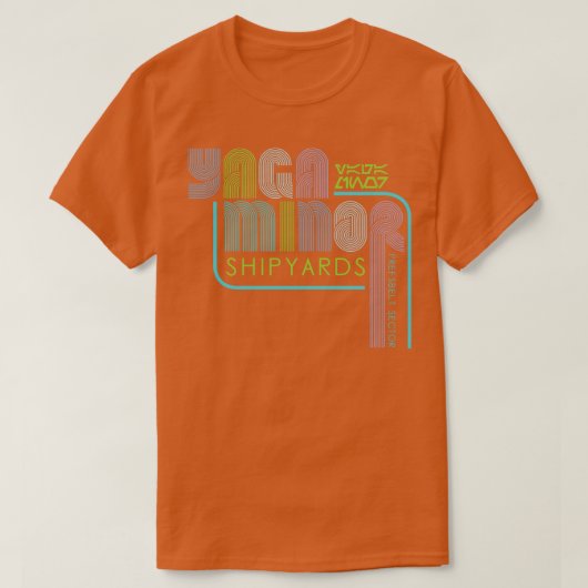 Yaga Minor Shipyards T-shirt (Design voorkant)