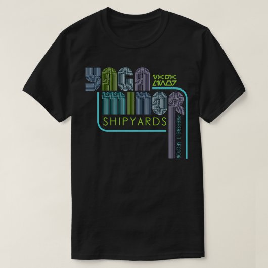 Yaga Minor Shipyards T-shirt (Design voorkant)