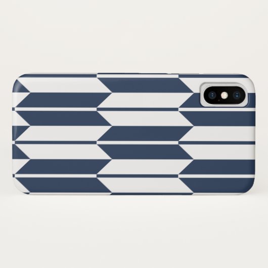 Yagasuri [indigo] - Japanese Traditional Pattern Case-Mate iPhone Case (Achterkant (horizontaal))