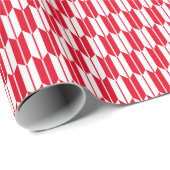 Yagasuri japan traditioneel rood patroon cadeaupapier (Rol Hoek)