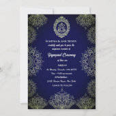 Yagnopavit Upanayanam Hindoe Thread Janeu Ceremoni Kaart (Voorkant)