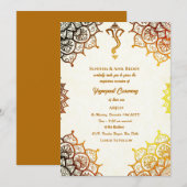 Yagnopavit Upanayanam Hindoe Thread Janeu Ceremoni Kaart (Voorkant / Achterkant)