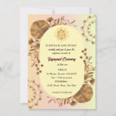 Yagnopavit Upanayanam Hindoe Thread Janeu Ceremoni Kaart (Voorkant)