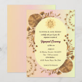 Yagnopavit Upanayanam Hindoe Thread Janeu Ceremoni Kaart (Voorkant / Achterkant)