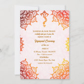 Yagnopavit Upanayanam Hindoe Thread Janeu Ceremoni Kaart (Voorkant)