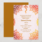 Yagnopavit Upanayanam Hindoe Thread Janeu Ceremoni Kaart (Voorkant / Achterkant)