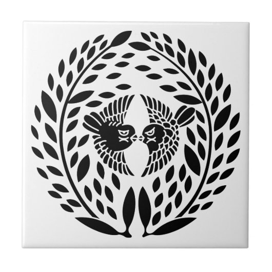 Yagyu bamboe tegeltje (Voorkant)