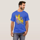 YAH FLAMIN GALAH retro T-shirt (Voorkant volledig)