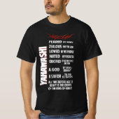 Yahawashi was geliefd en haatte Israëlische kledin T-shirt (Voorkant)