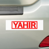 Yahir Stamp Bumpersticker (Op auto)