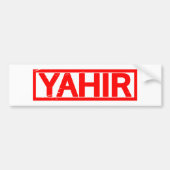 Yahir Stamp Bumpersticker (Voorkant)