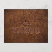 YAHOO westerne stijl Briefkaart (Voorkant)