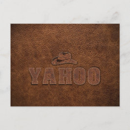 YAHOO westerne stijl Briefkaart