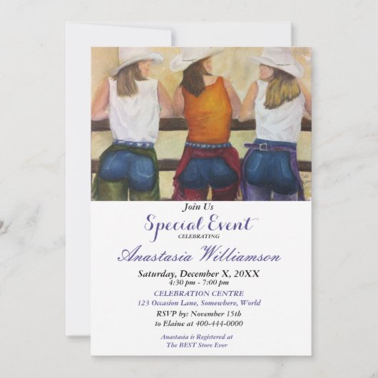 YAHOO WESTERS FEest UITNODIGING (Voorkant)